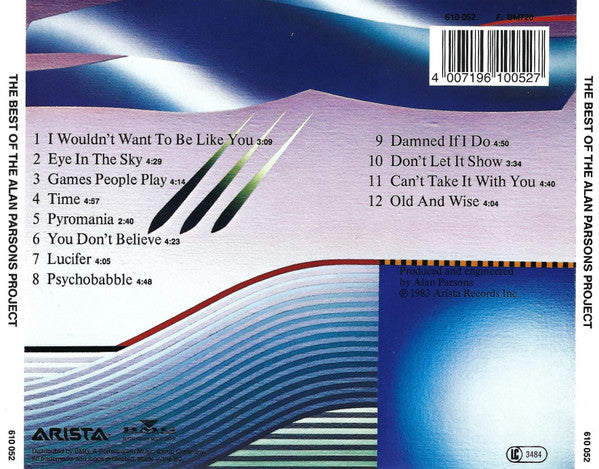 CD The Alan Parsons Project ‎– The Best Of The Alan Parsons Project - USADO