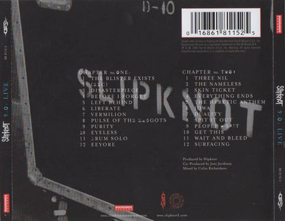 CD Slipknot ‎– 9.0: Live 2 CDS - USADO