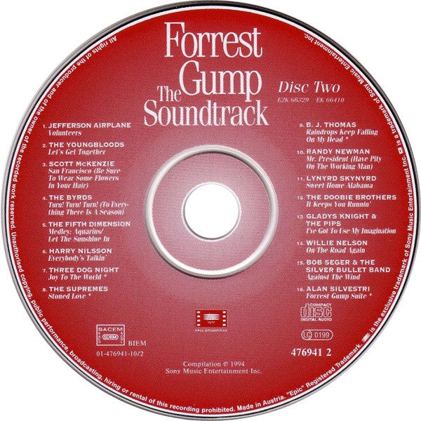 CD Various ‎– Forrest Gump The Soundtrack - USADO
