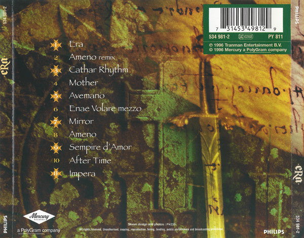 CD Era ‎– Era - USADO