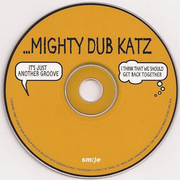CD Mighty Dub Katz – It's Just Another Groove I Think That We Should Get Back Together - NOVO
