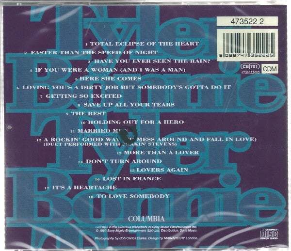 CD Bonnie Tyler – The Best - USADO