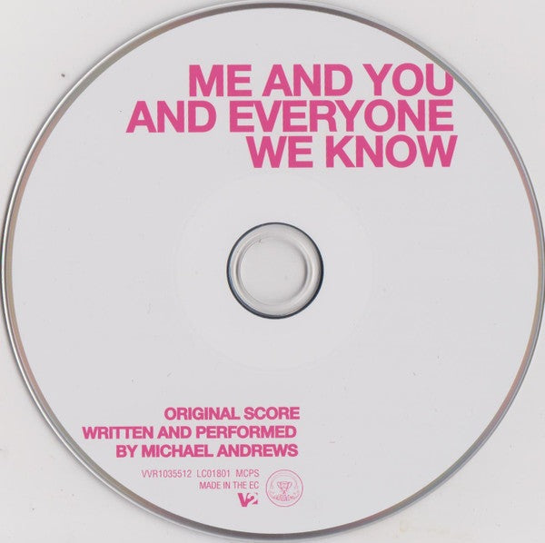 CD Michael Andrews – Me And You And Everyone We Know - NOVO