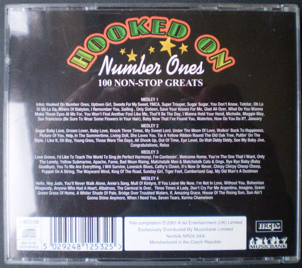 CD Various – Hooked On Number Ones / 100 Non Stop Hits - NOVO