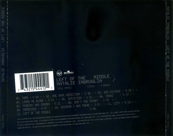 CD Natalie Imbruglia ‎– Left Of The Middle - USADO