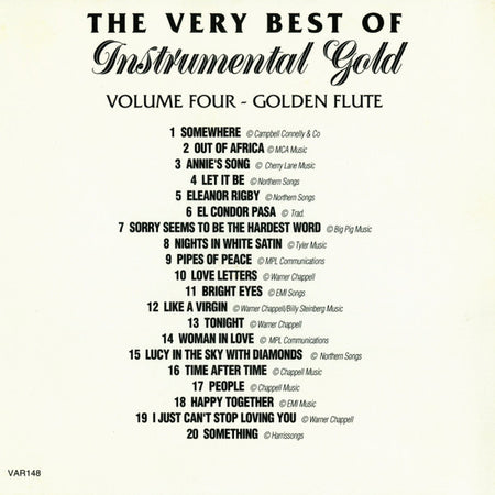 CD The Very Best Of Instrumental Gold 4CD - USADO