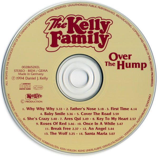 CD The Kelly Family ‎– Over The Hump - USADO