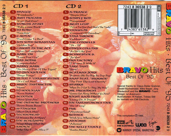 CD Various ‎– Bravo Hits Best Of '95 - USADO