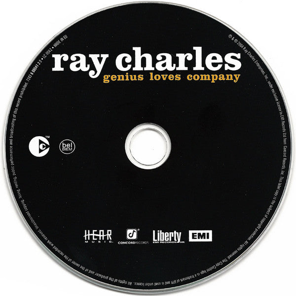 CD Ray Charles ‎– Genius Loves Company - USADO