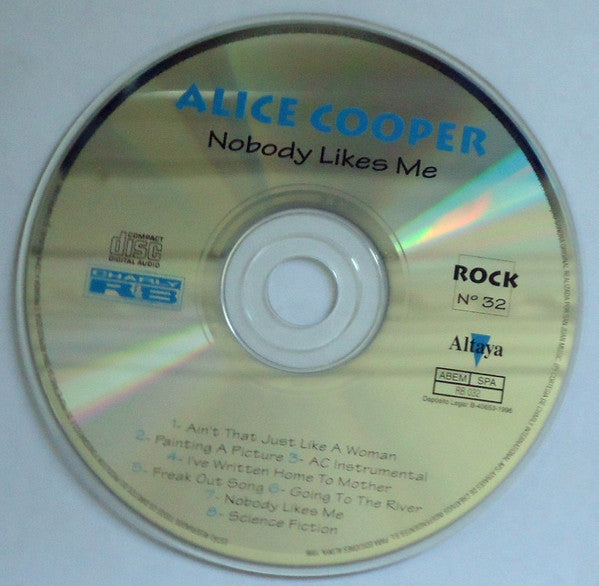 CD Alice Cooper – Nobody Likes Me - USADO