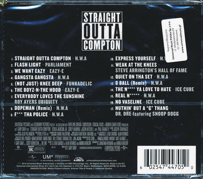 CD Various – Straight Outta Compton Music From The Motion Picture - USADO
