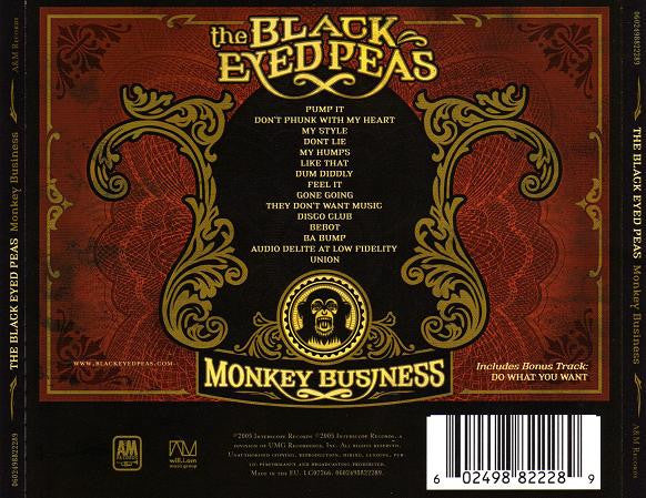 CD The Black Eyed Peas ‎– Monkey Business - USADO