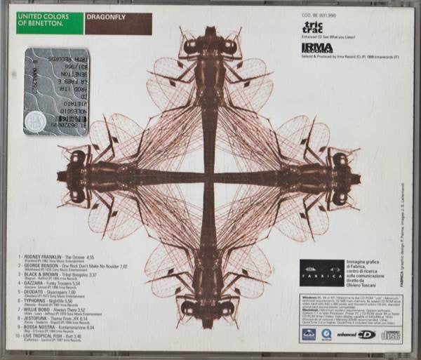 CD Various – United Colors Of Benetton - Dragonfly - USADO