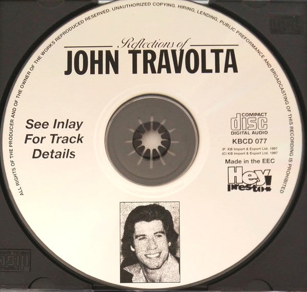 CD John Travolta ‎– Reflections Of - NOVO