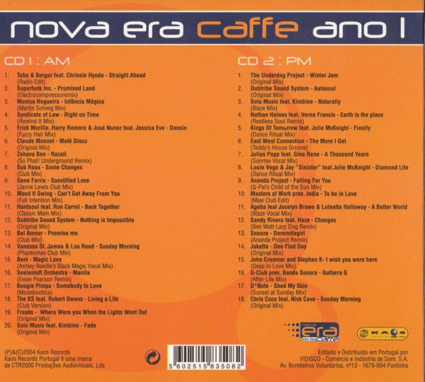 CD Various – Nova Era Caffe 2XCD - USADO