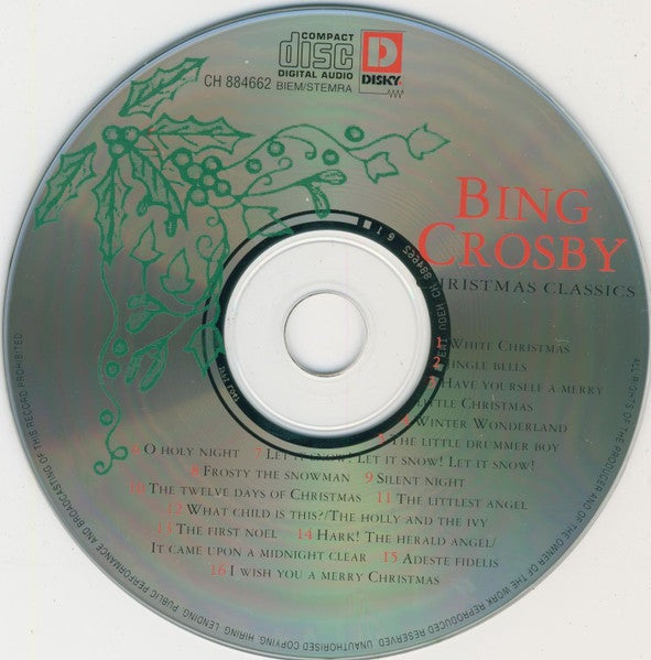 CD Bing Crosby – Christmas Classics - NOVO