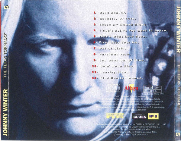CD Johnny Winter – The Texas Tornado - USADO