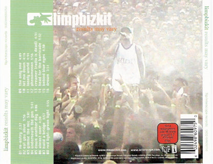 CD Limp Bizkit – Results May Vary CD + DVD - USADO