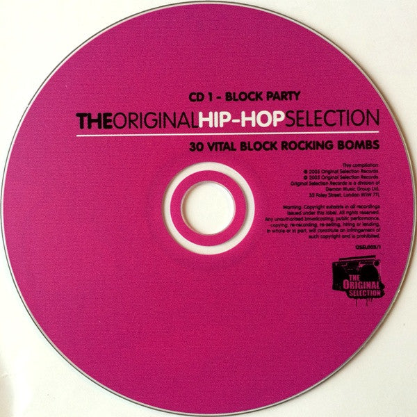 CD Various – The Original Hip Hop Selection - USADO