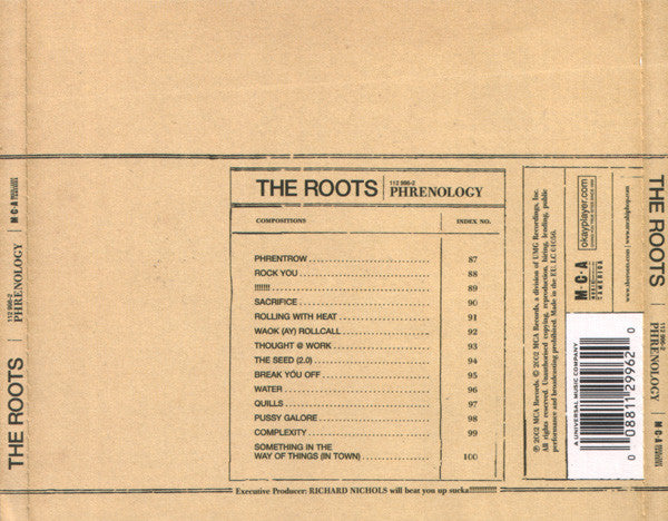 CD The Roots ‎– Phrenology - USADO