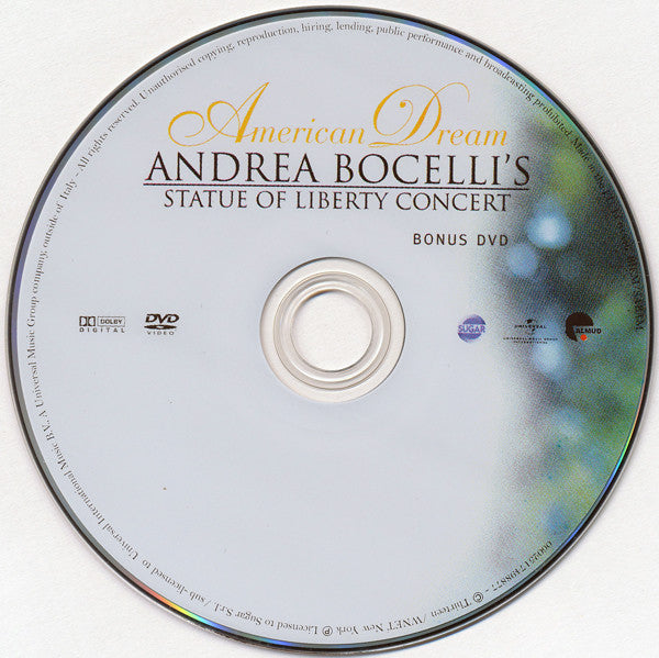 CD + DVD Andrea Bocelli ‎– Vivere - The Best Of Andrea Bocelli Deluxe Edition - USADO