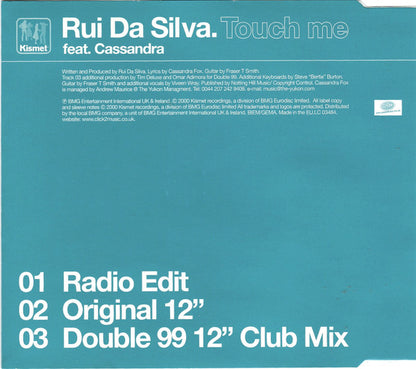 CD Rui Da Silva Feat. Cassandra – Touch Me