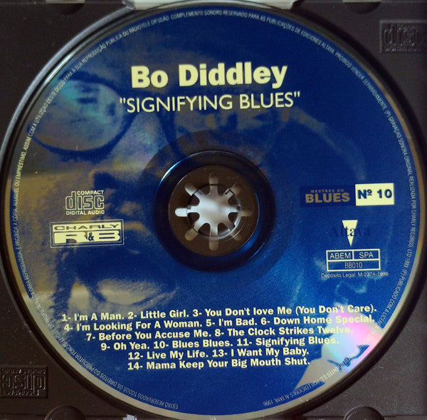 CD Bo Diddley ‎– Signifying Blues - USADO