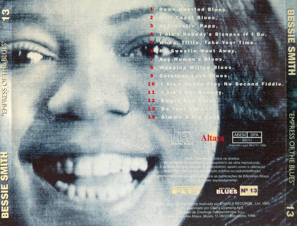 CD Bessie Smith – Empress Of The Blues - USADO