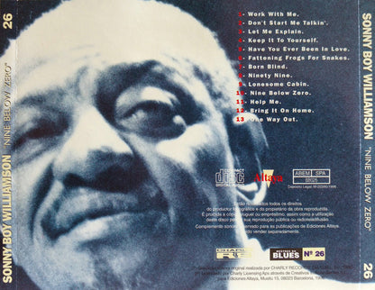 CD Sonny Boy Williamson ‎– Nine Below Zero - USADO