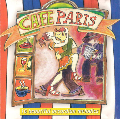 CD Francis Carpentier ‎– Cafe Paris - 16 Beautiful Accordion Melodies - NOVO