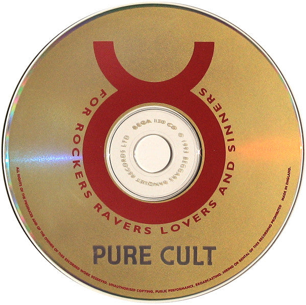 CD The Cult – Pure Cult For Rockers, Ravers, Lovers And Sinners - USADO