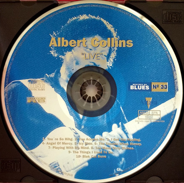 CD Albert Collins ‎– Live - USADO