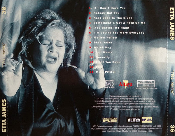 CD Etta James – Tell Mama - USADO