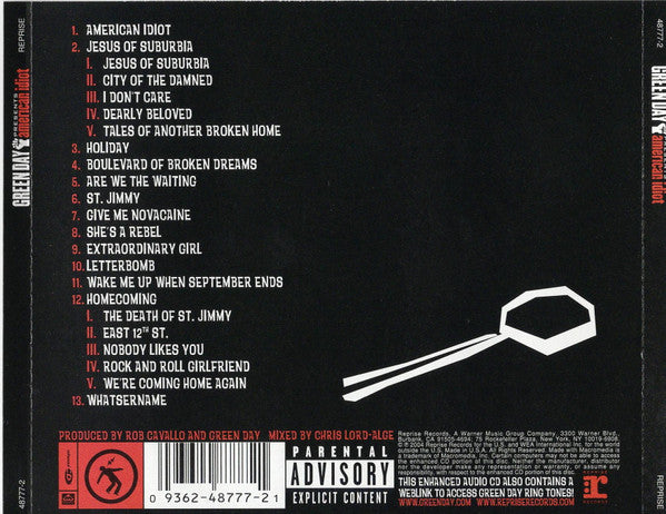 CD Green Day – American Idiot 2 CDS - USADO