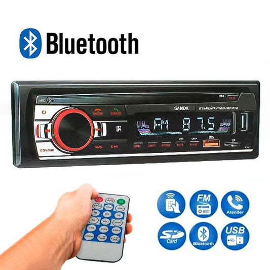 Auto Rádio Bluetooth com MP3 e Comando SD-4620 - NOVO