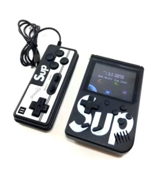 CONSOLA RETRO PORTABLE SUP + COMANDO COM 500 JOGOS PRETA 2 PLAYER - NOVO