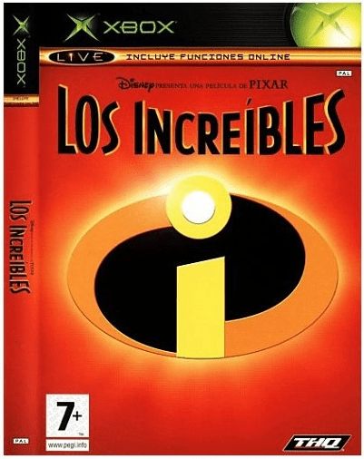 XBOX Disney Pixar Los increibles The incredibles - USADO