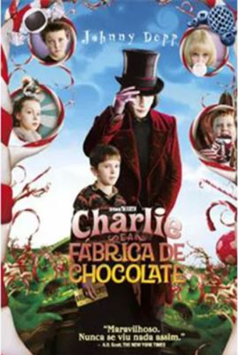 DVD Charlie e a Fábrica de Chocolate - NOVO