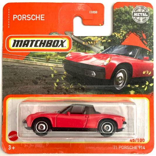 MatchBox 1971 Porsche 914 red 2021