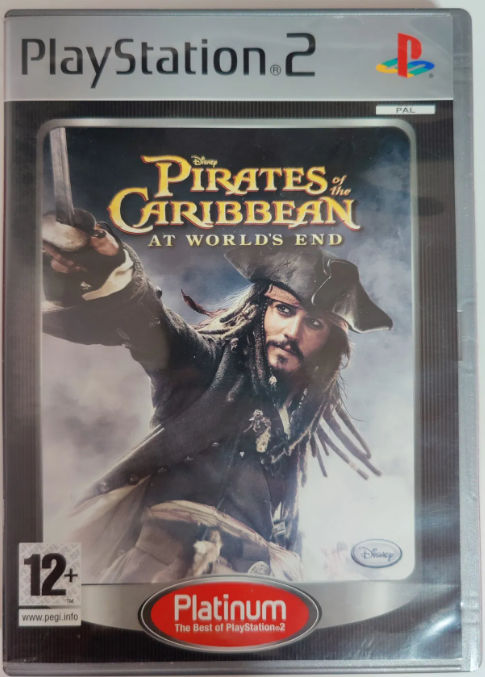 Playstation 2 Pirates Of The Caribbean At World`s End PLATINUM - USADO