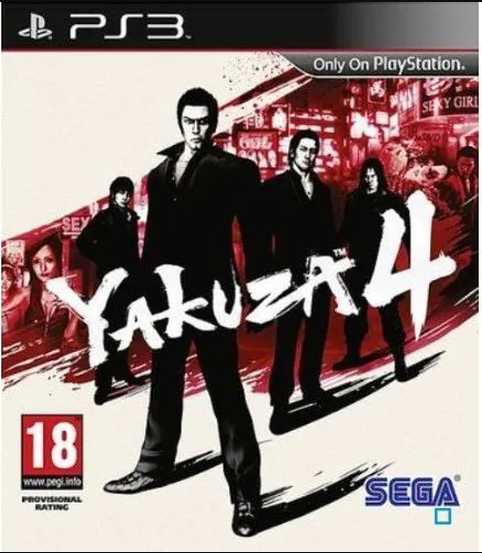 PS3 YAKUZA 4 - USADO