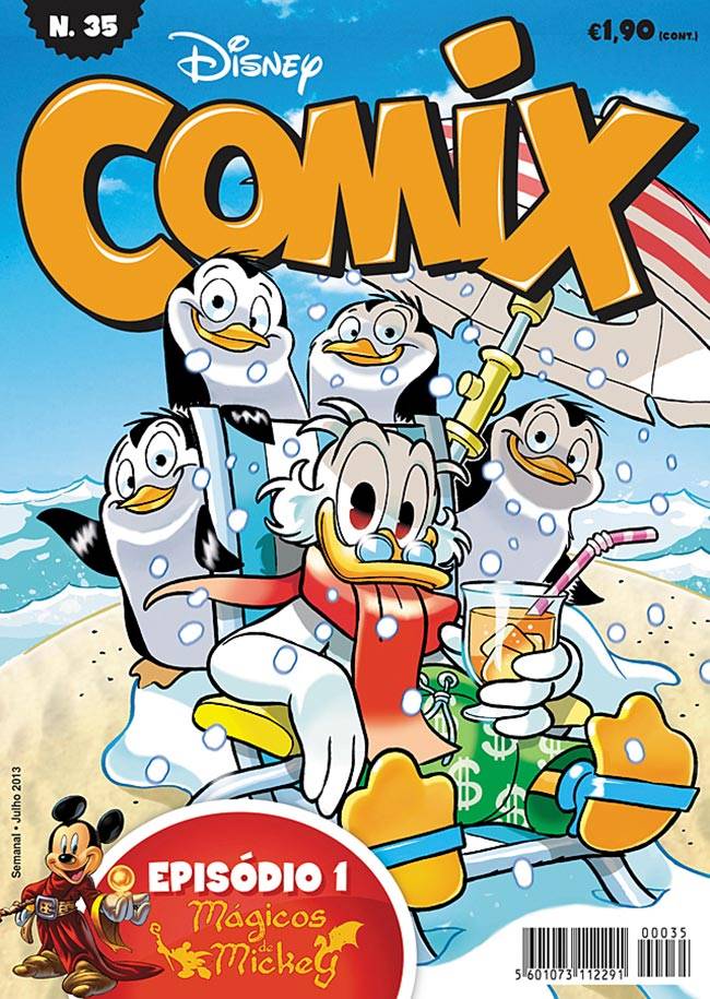 LIVRO BD Disney Comix 2012 n° 35 - NOVO/EXPOSIÇÃO