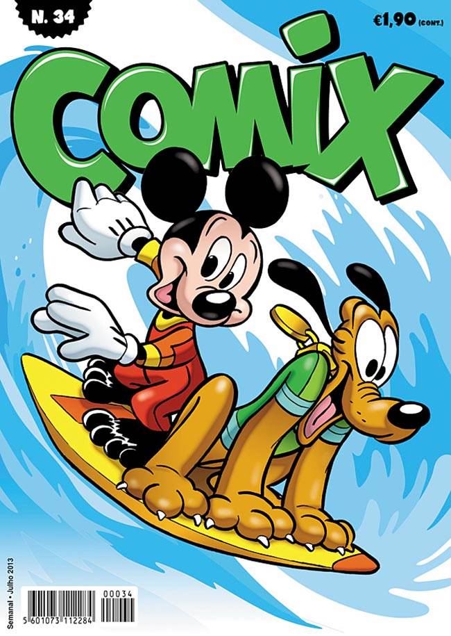 LIVRO BD Disney Comix 2012 n° 34- NOVO/EXPOSIÇÃO