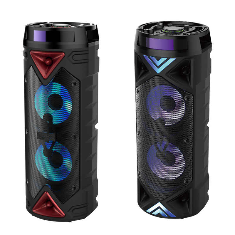 Coluna de Som Bluetooth Joha 2065 com micro 2X6.5” RECHARGEABLE PARTY SPEAKER - NOVO
