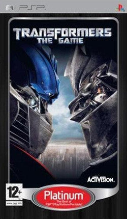PSP TRANSFORMERS THE GAME PLATINUM - USADO
