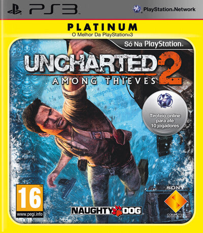 PS3 UNCHARTED 2 AMONG THIEVES PLATINUM - USADO