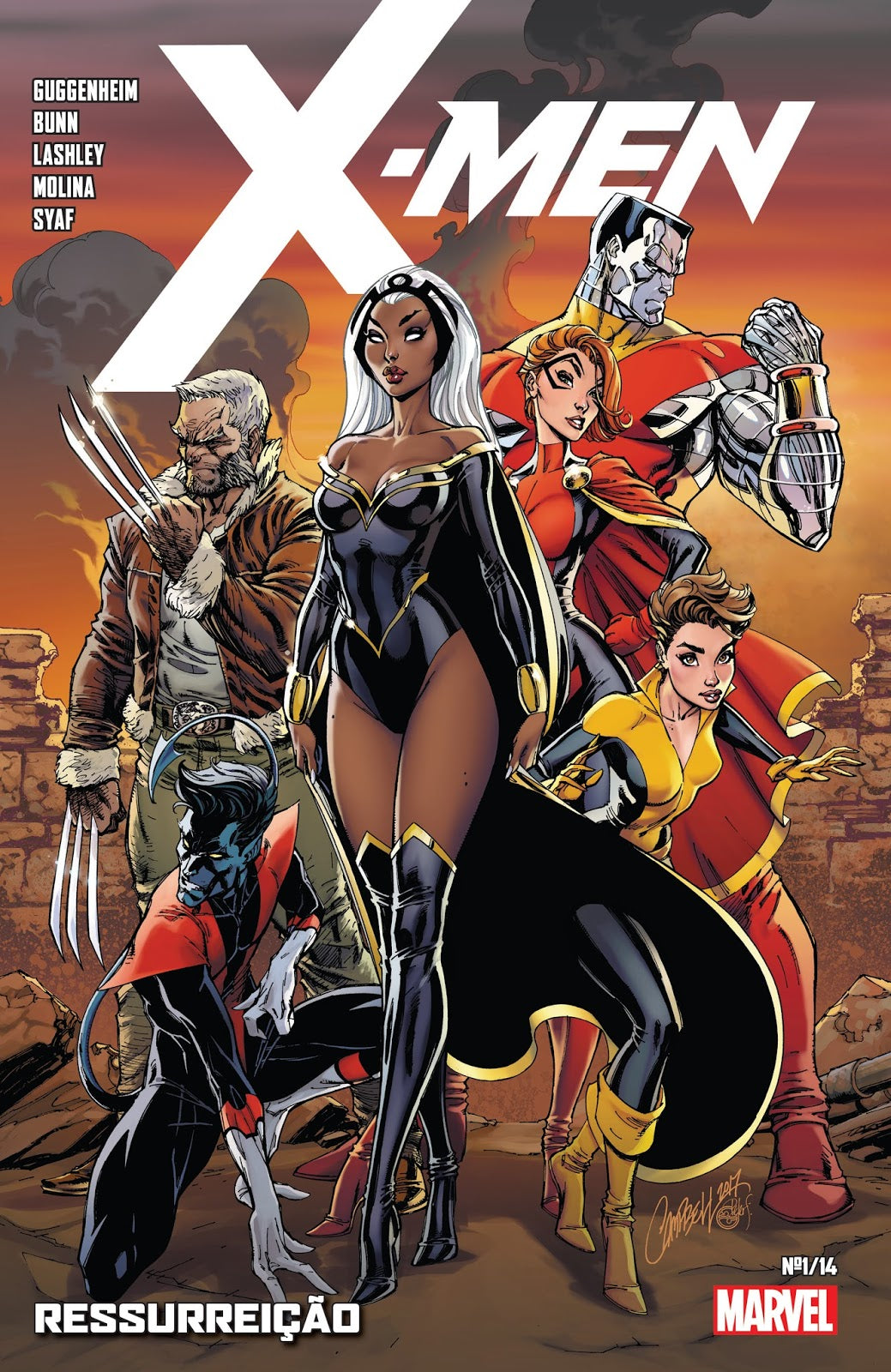 LIVRO BD Marvel Série I : X-MEN Vol. 1 - Ressurreição - NOVO