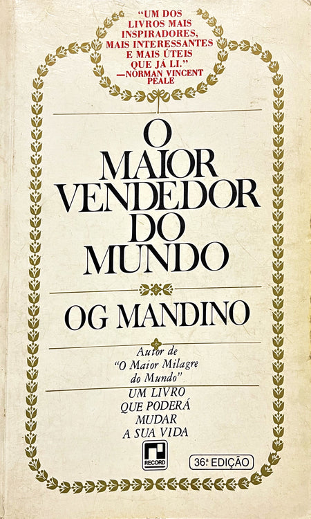 LIVRO O Maior vendedor do mundo OGG mandino - USADO