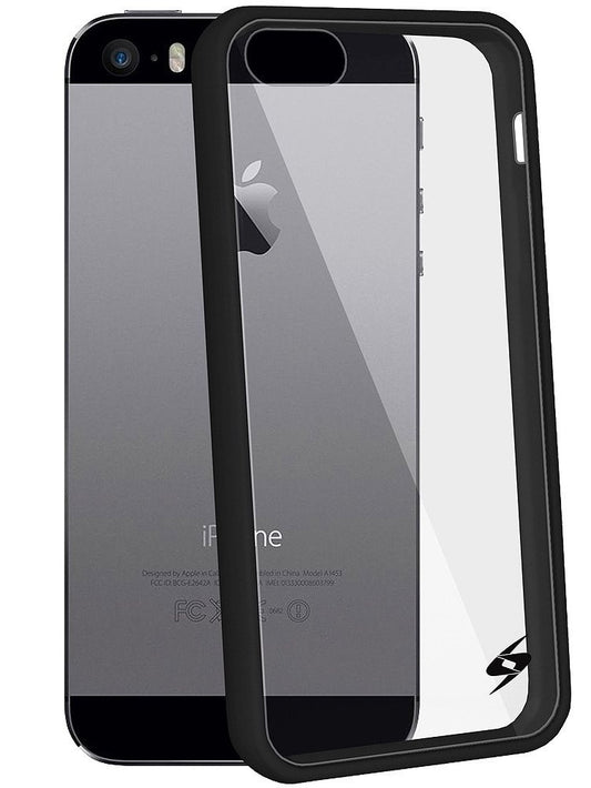 capa silicone com lateral preta iphone 5