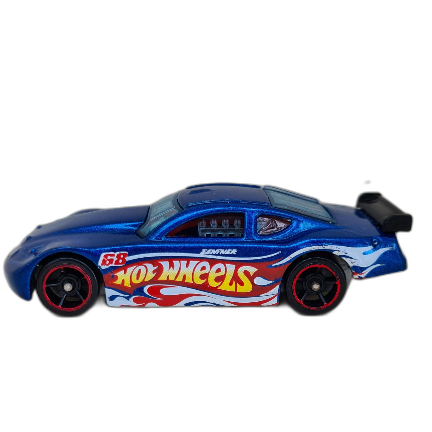 2010 Hot Wheels #150 HW Racing 2/10 CIRCLE TRACKER Blue w/Black OH5 Sp Red Rims - Loose
